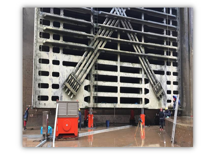 三峽南北二線提升器，提升高度175m ～185m